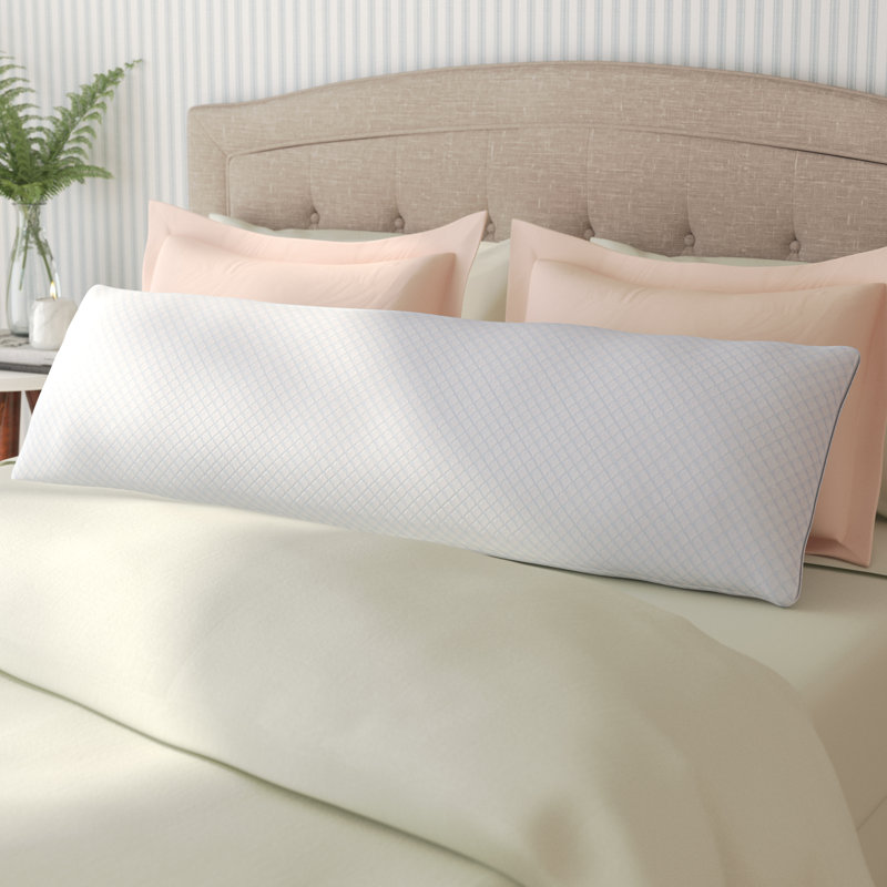 White Noise Besaw Medium Comfort Cool Gel Memory Foam Standard Cooling